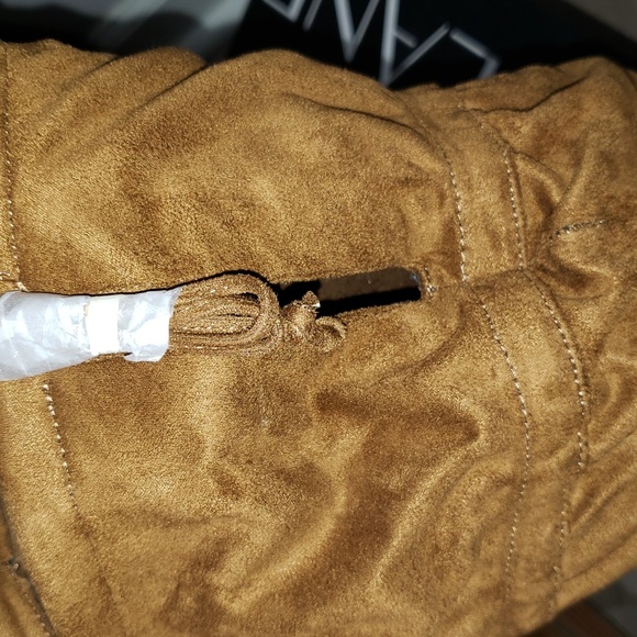 Lane Bryant Brown Over the Knee Flat Scrunch Boots 10W NWT - Picture 6 of 8